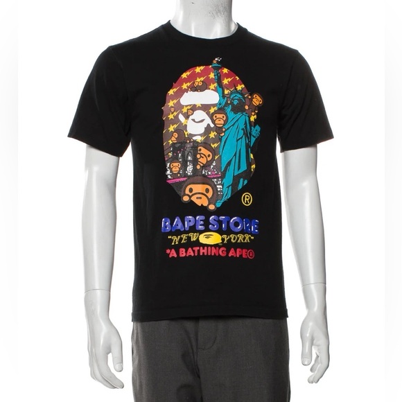 A BATHING APE Anniversary Collection 
Graphic Print Crew Neck T-Shirt
Size: S - Picture 2 of 5